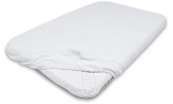 Prześcieradło do Dużej Dostawki lub Kołyski Dopasowane z Gumką na Materac