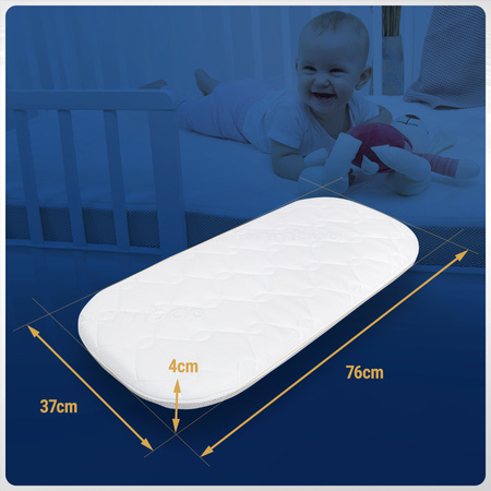 Materac 76x37 do gondoli wózka Piankowy