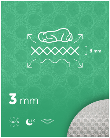 Materac Fizjomax® One do kołyski Chicco Baby Hug 72x33 Poleca Mama Fizjoterapeuta