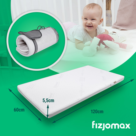 Materac turystyczny 120x60 Fizjomax® Trip Poleca Mama Fizjoterapeuta