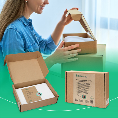 Prześcieradło do łóżka 90x180 / 90x190 / 90x200 bambusowe z gumką Poleca Mama Fizjoterapeuta