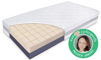 Materac 120x200 fizjomax Adult Poleca Mama Fizjoterapeuta