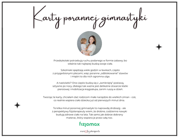 Karty porannej gimnastyki - e-book od Mamy Fizjoterapeuty