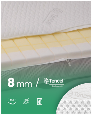 Materac 140x70 Fizjomax® Baby Poleca Mama Fizjoterapeuta