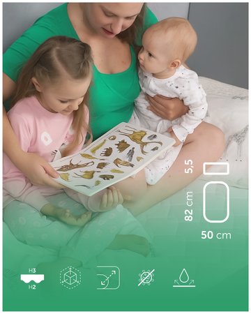 Materac Fizjomax® One do dostawki Chicco Next2Me Magic/ Dream/ Essential 82x50 Poleca Mama Fizjoterapeuta