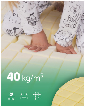 Materac 140x70 Fizjomax® Baby Poleca Mama Fizjoterapeuta