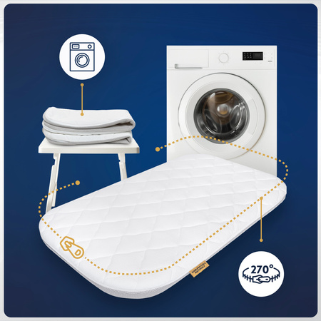 Materac 81x46 do dostawki Kinderkraft Neste up 2 / Maxi Cosi Iora Air / Lionelo Thomi Plus