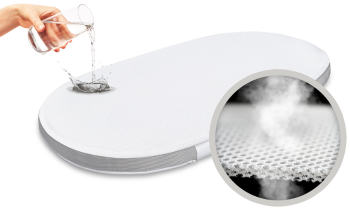 Ochraniacz na materac do Łóżeczka Waldin 7w1 Duży 122x73 Oddychający Wodoodporny