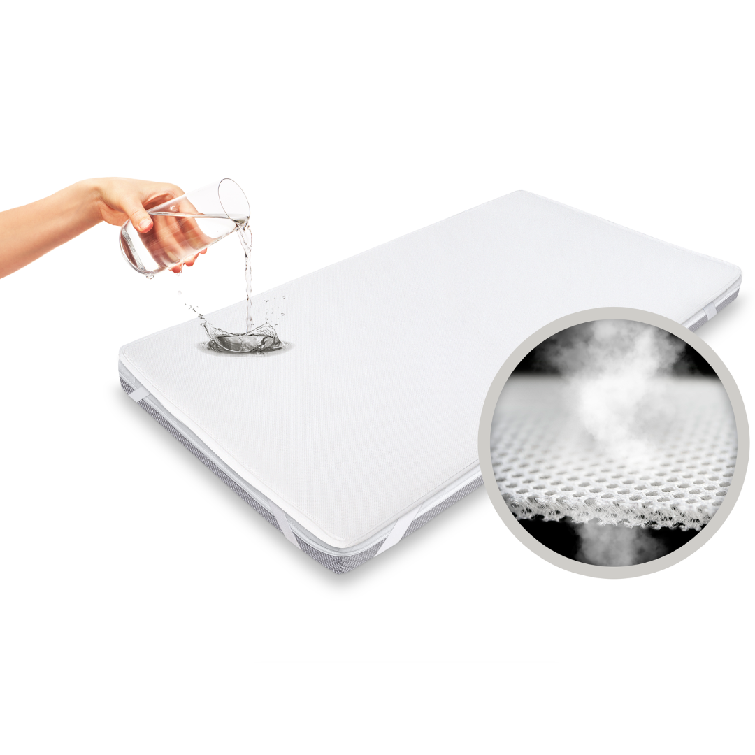 Ochraniacz na materac do kołyski 90x60 Oddychający Wodoodporny