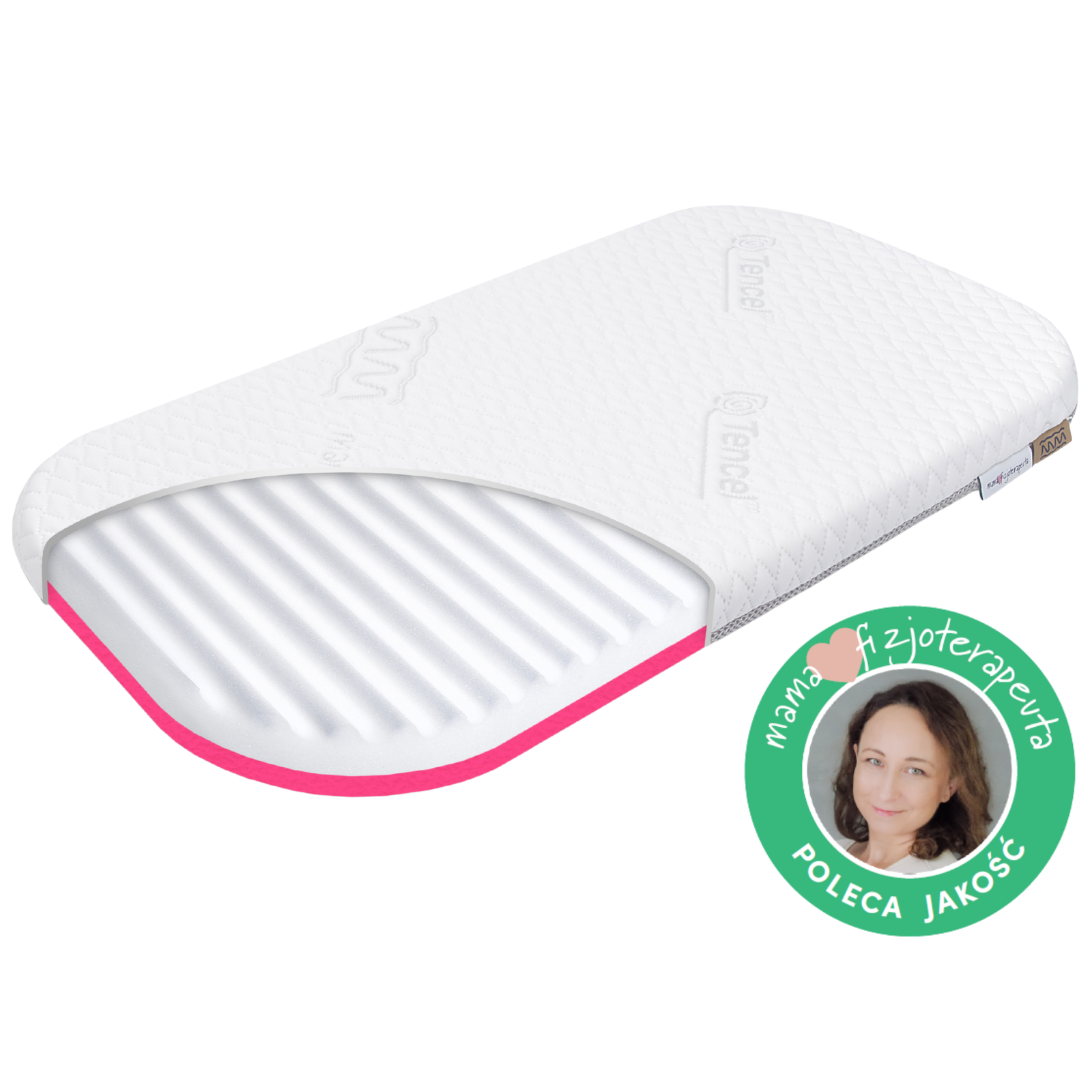 Materac Fizjomax® One do kołyski Chicco Baby Hug 72x33 Poleca Mama Fizjoterapeuta