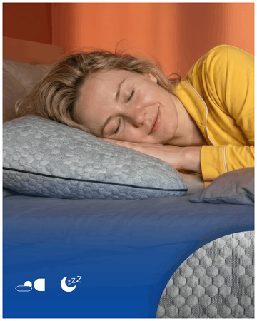 Poduszka do spania Moonlight Harmoony® profilowana termoplastyczna 40x60 cm