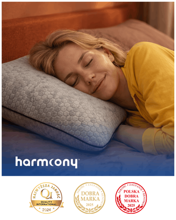Poduszka do spania Moonlight Harmoony® profilowana termoplastyczna 40x60 cm