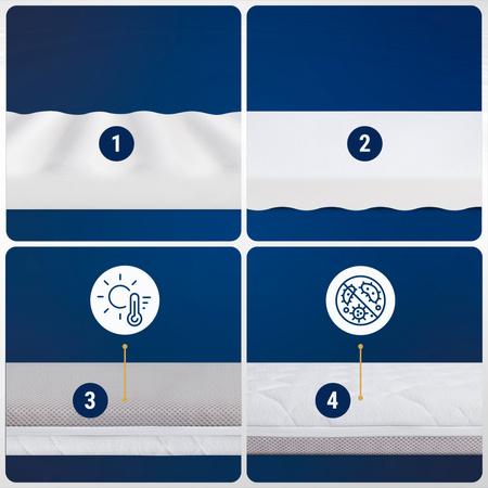 Materac 73x36 do gondoli wózka Piankowy