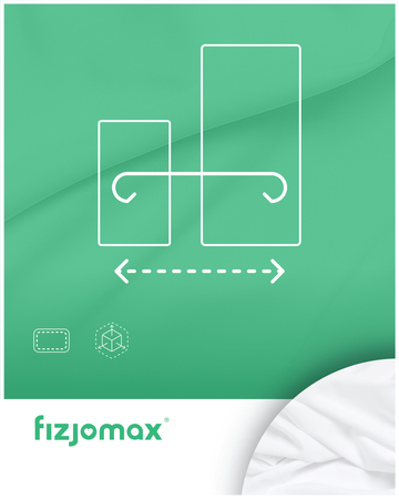 Prześcieradło Fizjomax na łóżko 100x200 Tencel z gumką