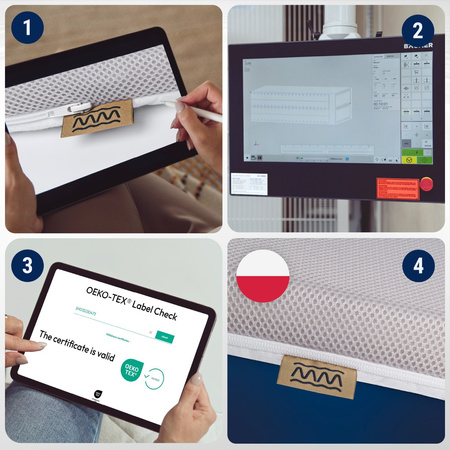 Materac 76x37 do gondoli wózka Piankowy