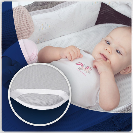 Ochraniacz na materac do Waldin 7w1 73x73 lekko zaokrąglone rogi Oddychający Wodoodporny