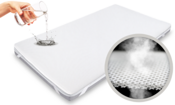 Ochraniacz na materac do kołyski 90x50 Oddychający Wodoodporny