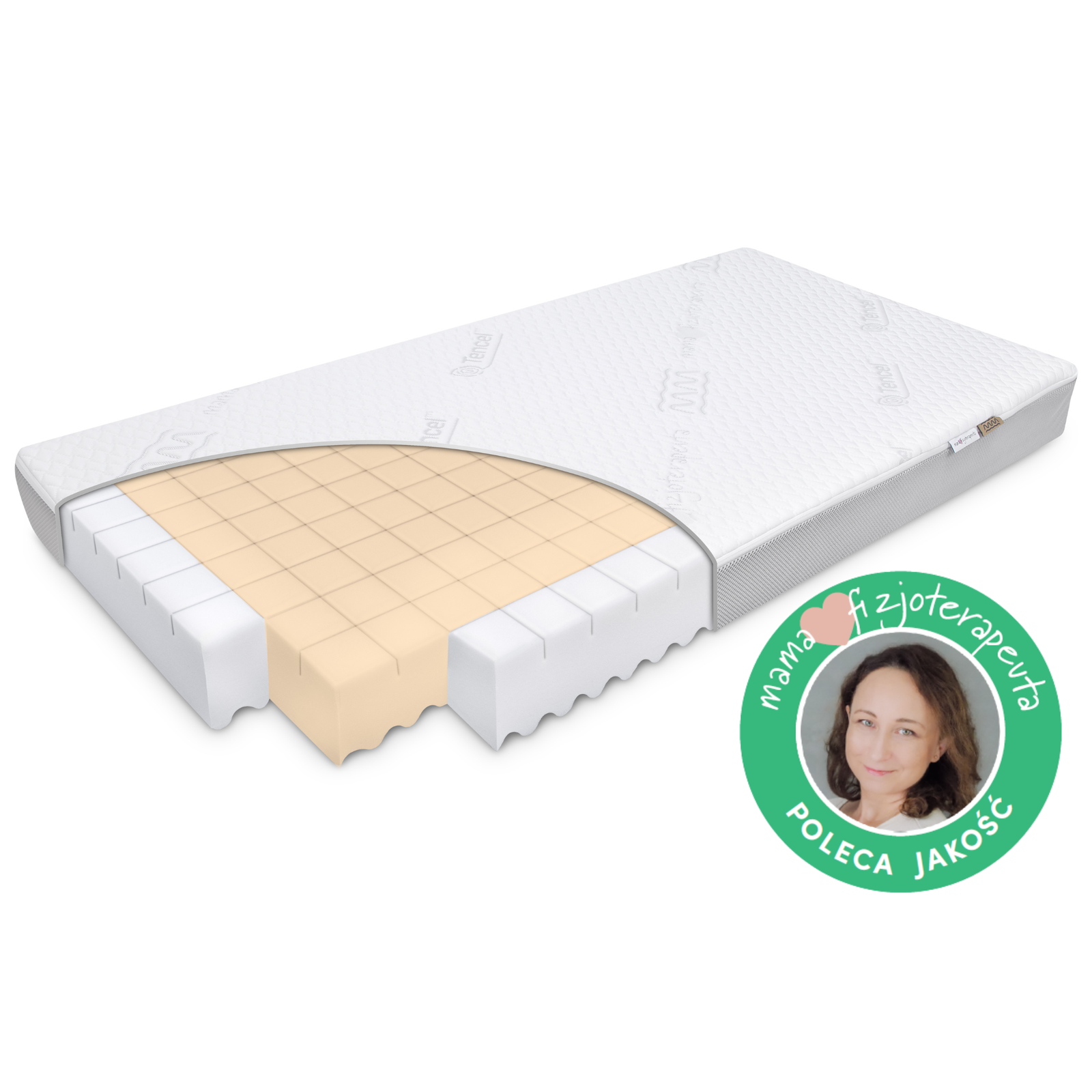 Materac 140x70 Fizjomax® Baby Poleca Mama Fizjoterapeuta