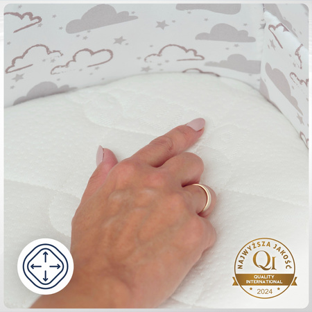 Materac 68x32 do gondoli wózka Piankowy