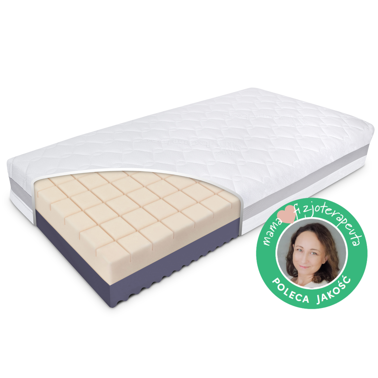 Materac 140x200 Fizjomax® Adult Poleca Mama Fizjoterapeuta