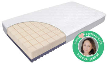 Materac 160x80 Fizjomax® Junior Poleca Mama Fizjoterapeuta