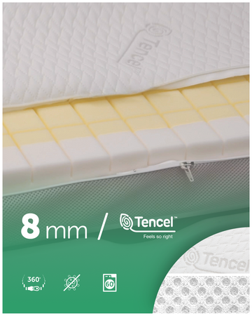 Materac 120x60 Fizjomax® Baby Poleca Mama Fizjoterapeuta