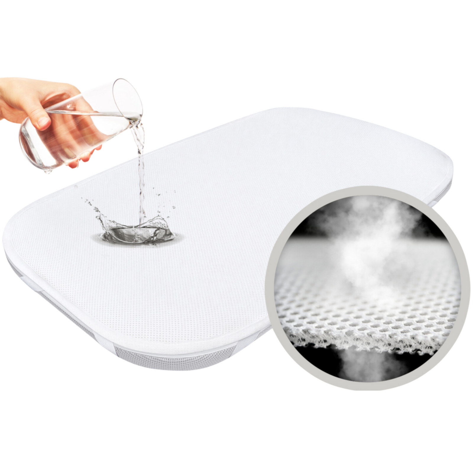 Ochraniacz na materac do Kinderkraft Neste Up 2 81x46 Oddychający Wodoodporny